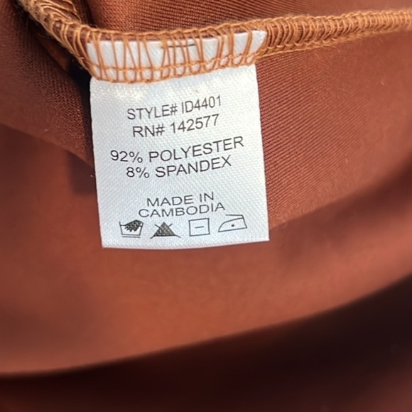 NWT,Iris LA,Warm Camel Faux Suede Adjustable Buckle Mini Dress, EUC,Size M - Picture 7 of 12